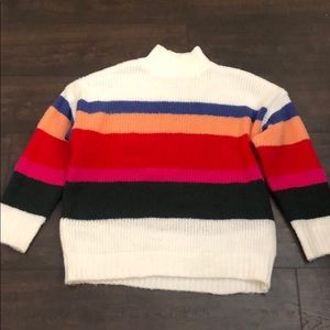 Cozy multi color sweater